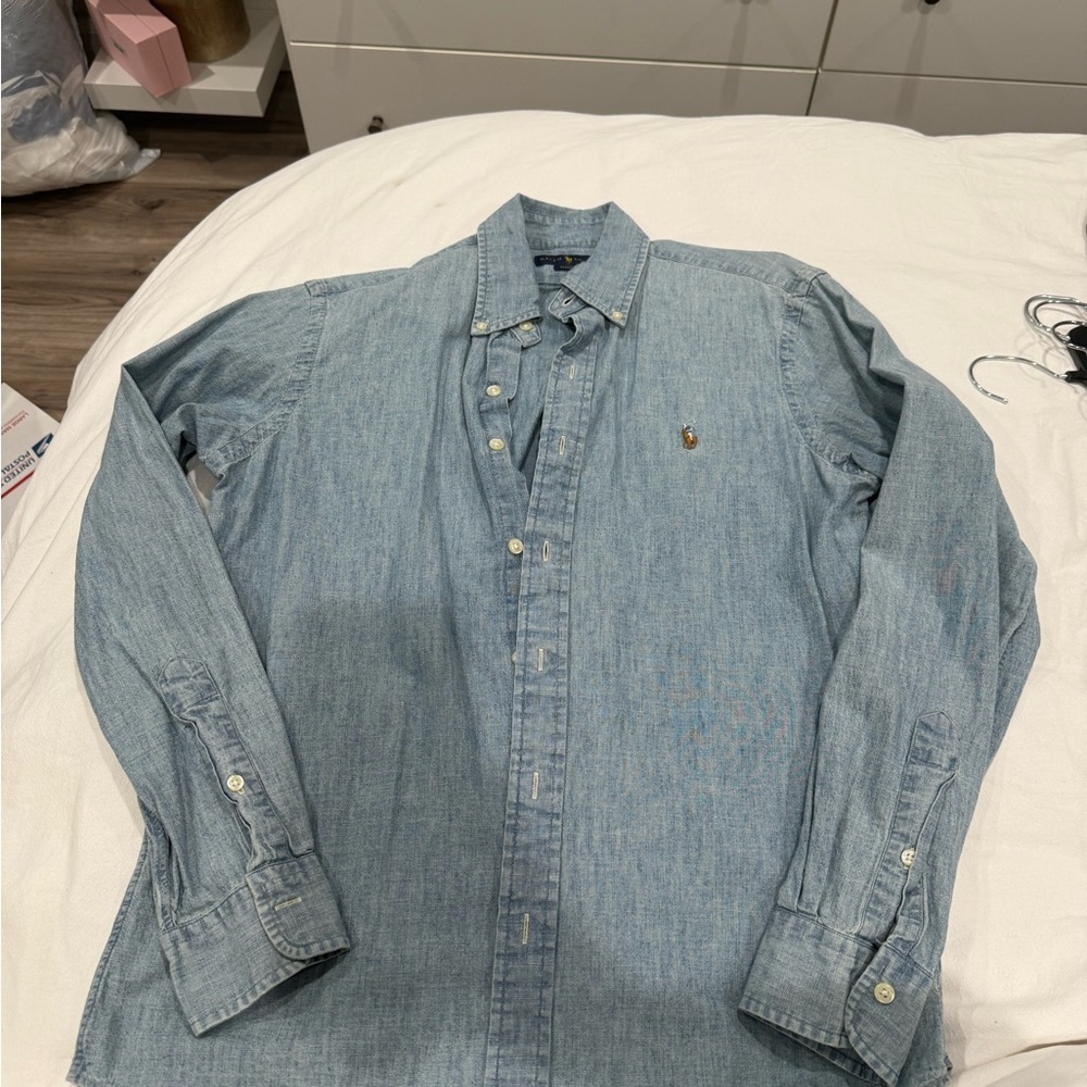 Men's Blue Denim Shirt